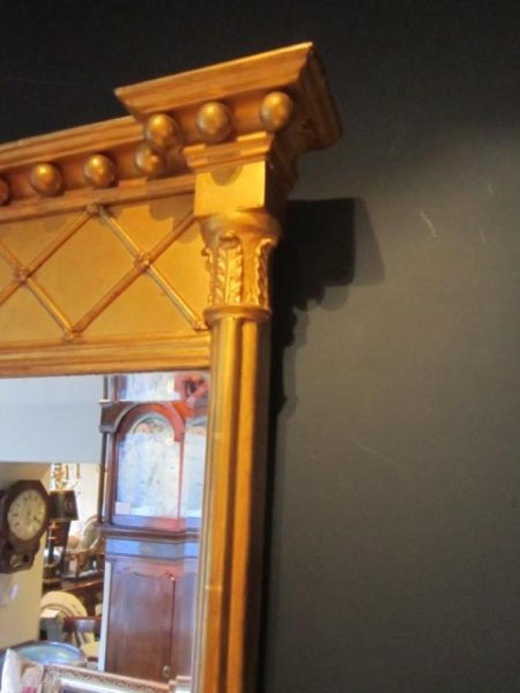 Regency Period Gilt Pier Glass Wall Mirror - Image 4