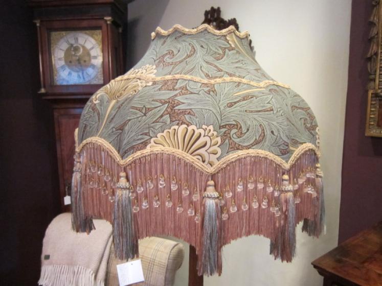 Early Mouseman Adzed Oak Standard Lamp - Image 5