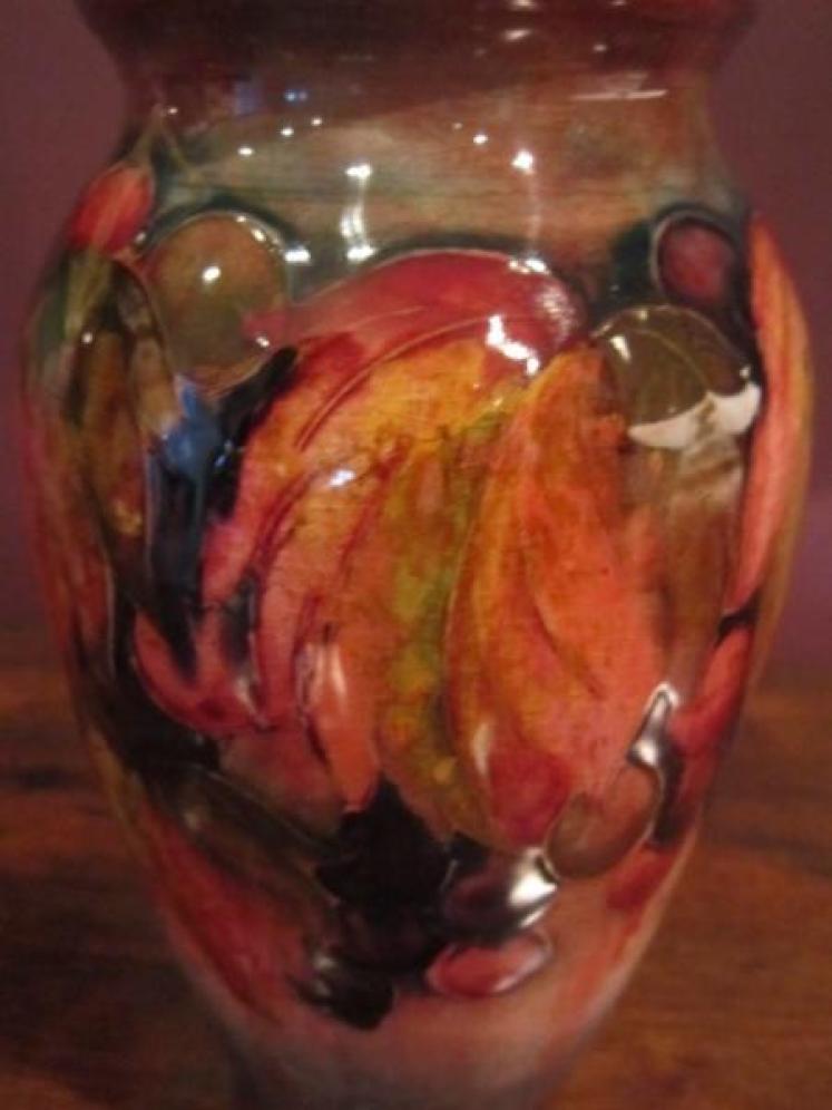 Moorcroft Leaf & Autumn Berries Flambe Vase - Image 4
