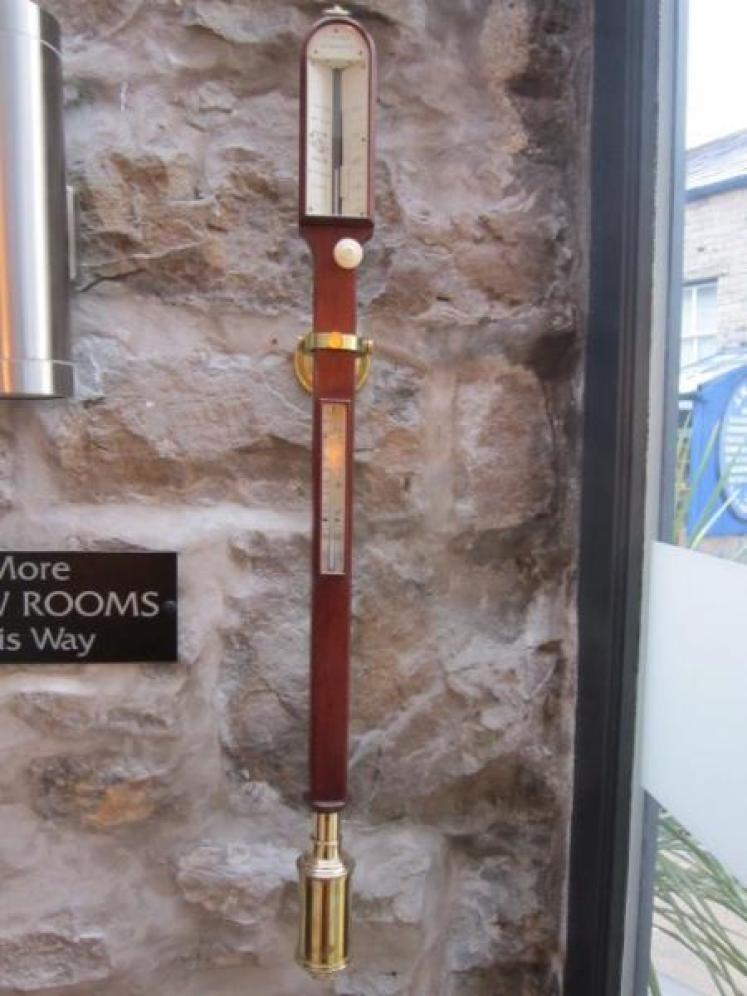 Fine Early Victorian Cardiff Marine Stick Barometer - Image 1