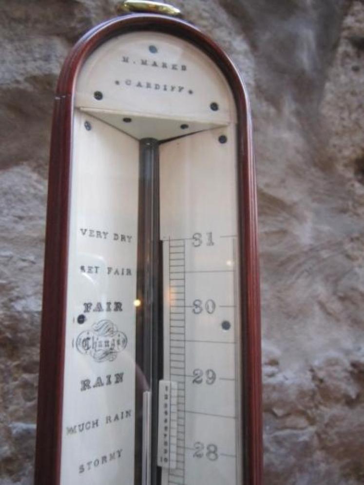 Fine Early Victorian Cardiff Marine Stick Barometer - Image 5
