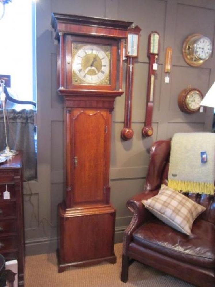 Small George III Barber of Winster Longcase Clock - Image 1