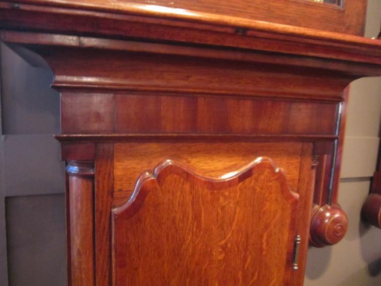 Small George III Barber of Winster Longcase Clock - Image 4