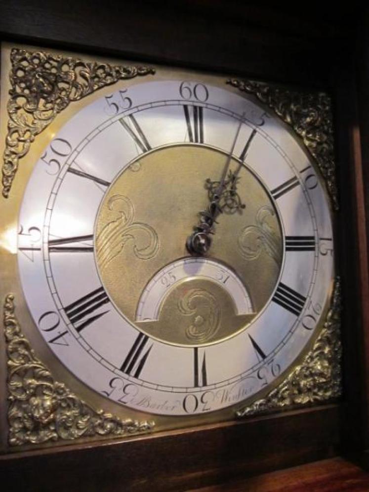 Small George III Barber of Winster Longcase Clock - Image 5