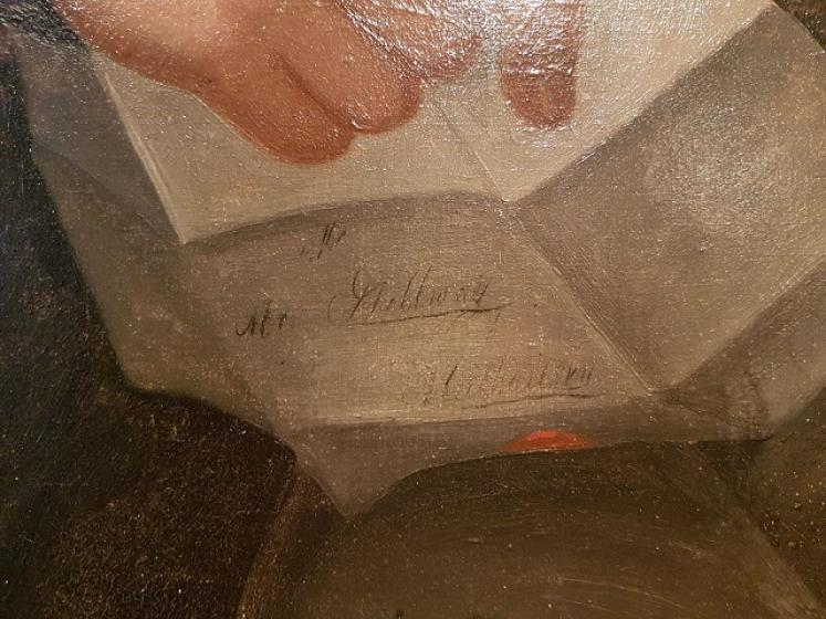 Impressive Mid 19th Century Colonial Oil Portrait  - Image 3