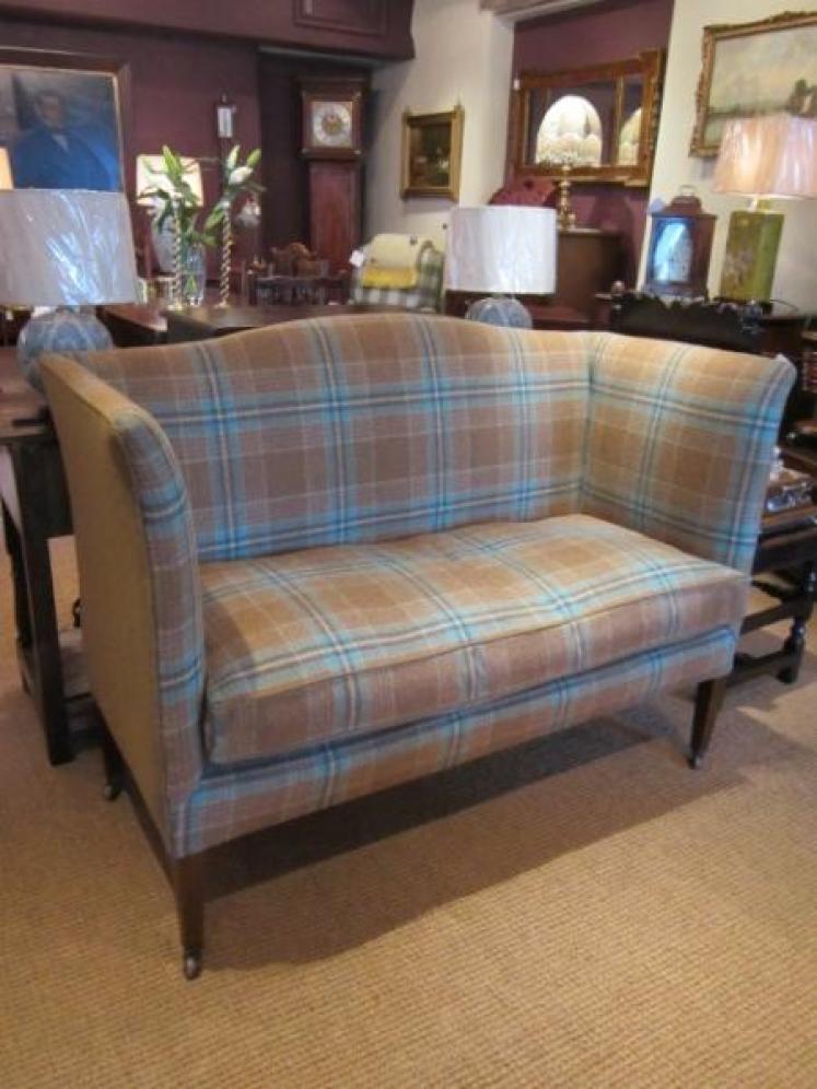 19th Century Two Seater Upholstered  'Knoll' Sofa - Image 1