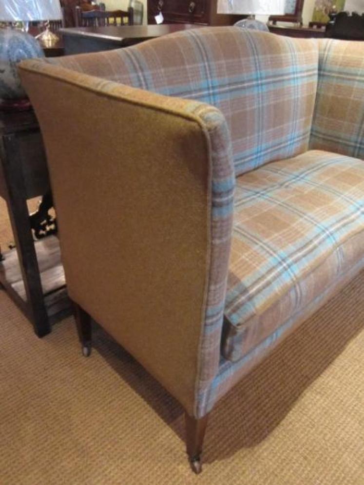 19th Century Two Seater Upholstered  'Knoll' Sofa - Image 2