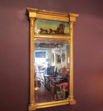 Fine George III Timber Gilt Pier Glass Mirror