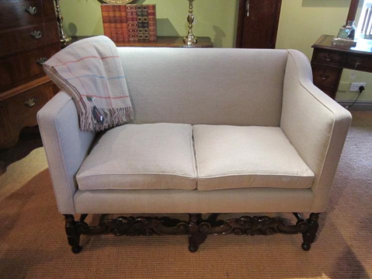 Very Comfortable Victorian Two Seater Settee - Image 1