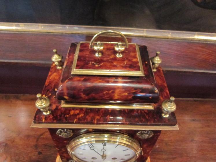 Outstanding 19th Century Tortiseshell & Gilt Clock - Image 2