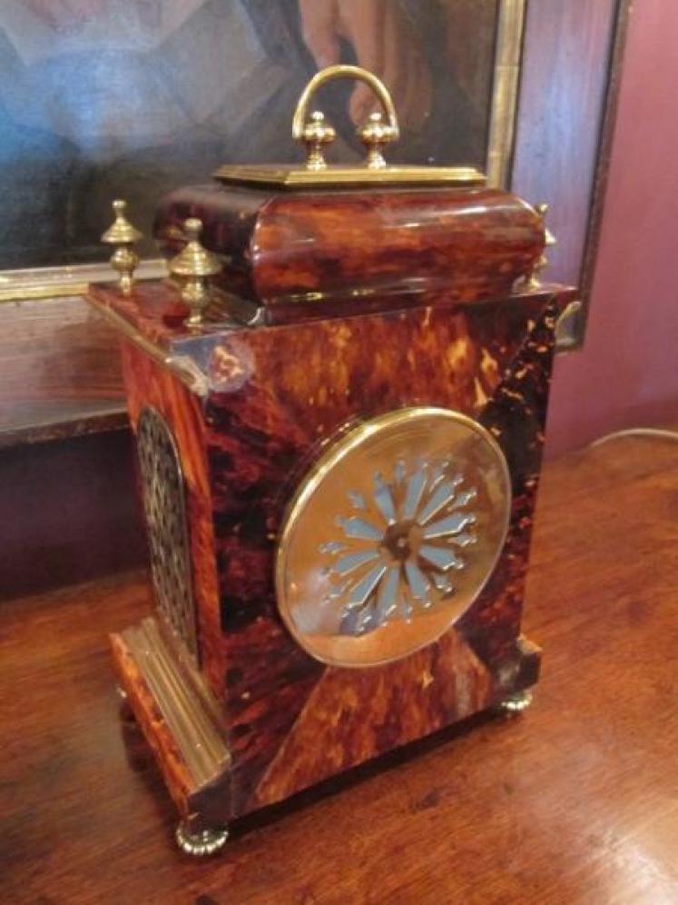 Outstanding 19th Century Tortiseshell & Gilt Clock - Image 4