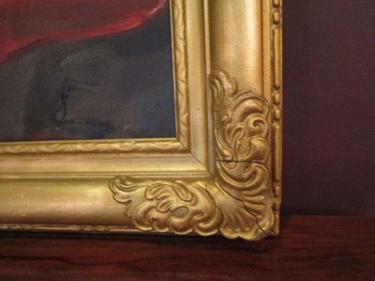 19th Century Oil Portrait of School Master - Image 4