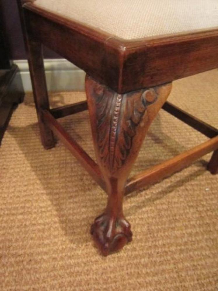 George III Period Mahogany Child's Corner Armchair - Image 4