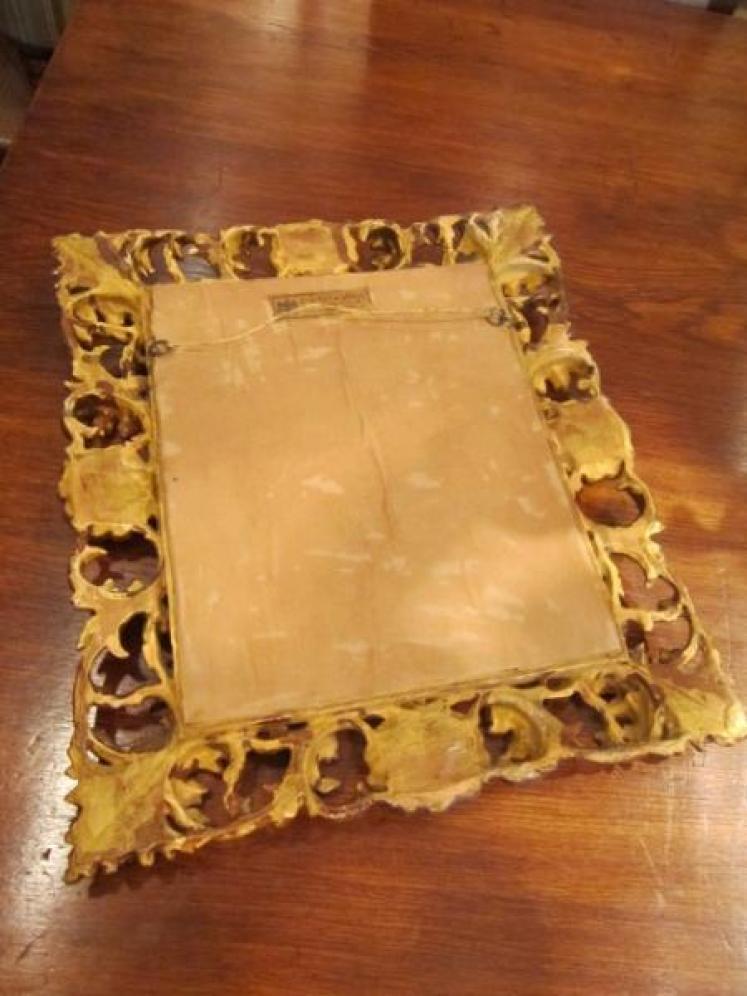 Decorative 19th Century Plaster Gilt Rococo Mirror - Image 4