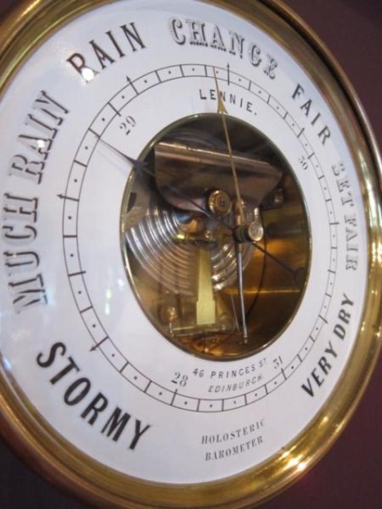 Large Victorian Skeletonised Edinburgh Marine Barometer - Image 3