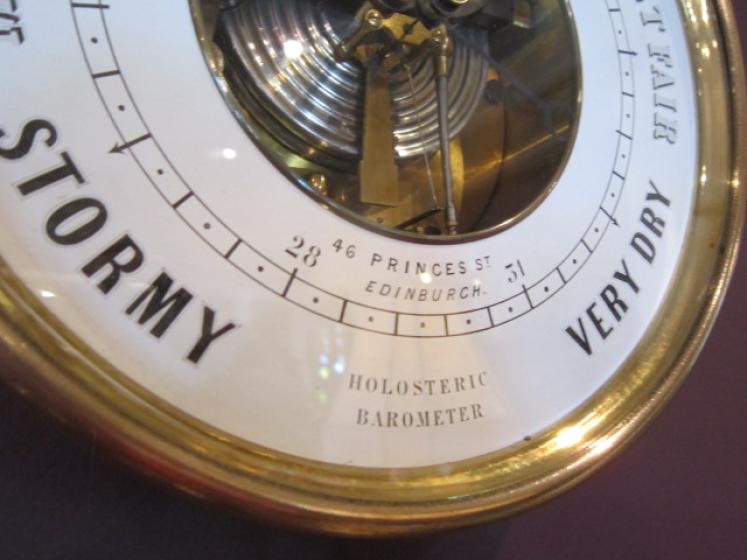 Large Victorian Skeletonised Edinburgh Marine Barometer - Image 4