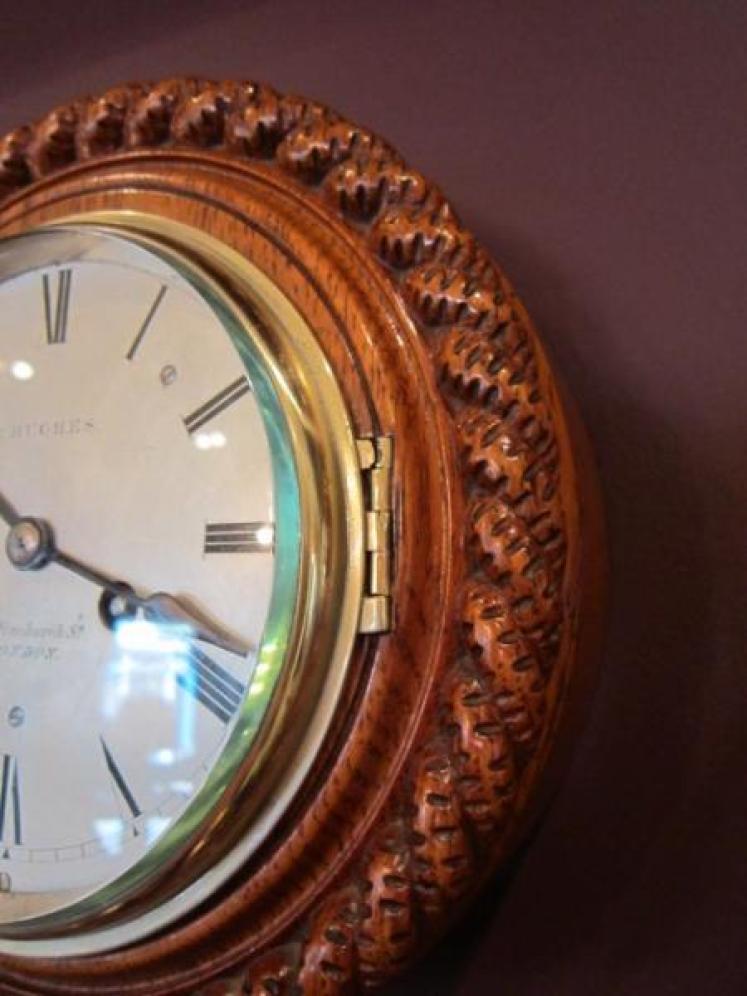 Top Quality Victorian London 8 Day Ships Clock - Image 4
