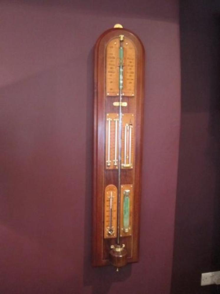 Fine Mid Victorian Inlaid Weather Station - Image 1
