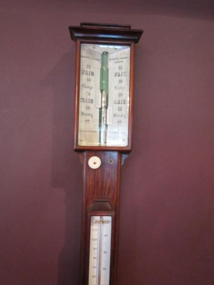 Superb Early Victorian Negretti & Zambra Stick Barometer - Image 1