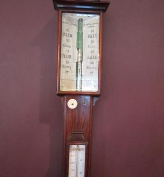 Superb Early Victorian Negretti & Zambra Stick Barometer
