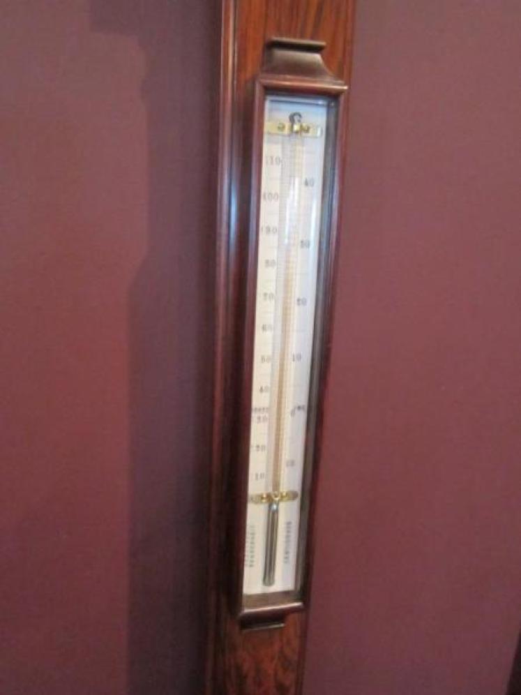 Superb Early Victorian Negretti & Zambra Stick Barometer - Image 5