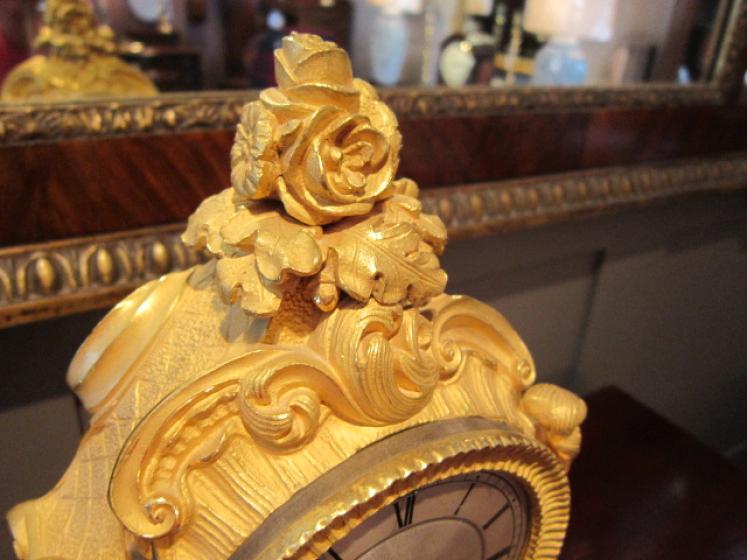 Top Quality 19th Century Gilt Ormolu Mantel Clock - Image 4