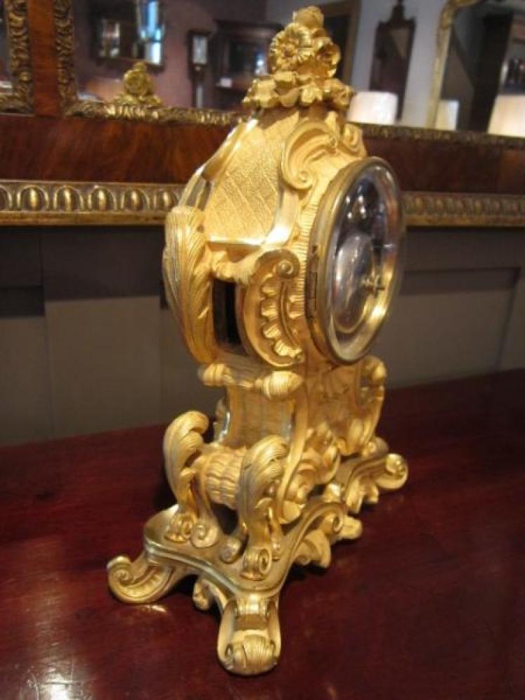 Top Quality 19th Century Gilt Ormolu Mantel Clock - Image 5
