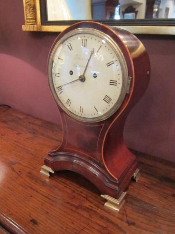 Fine George III Period Sheraton Inlaid Fusee Bracket Clock - Image 1