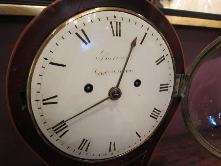 Fine George III Period Sheraton Inlaid Fusee Bracket Clock - Image 2
