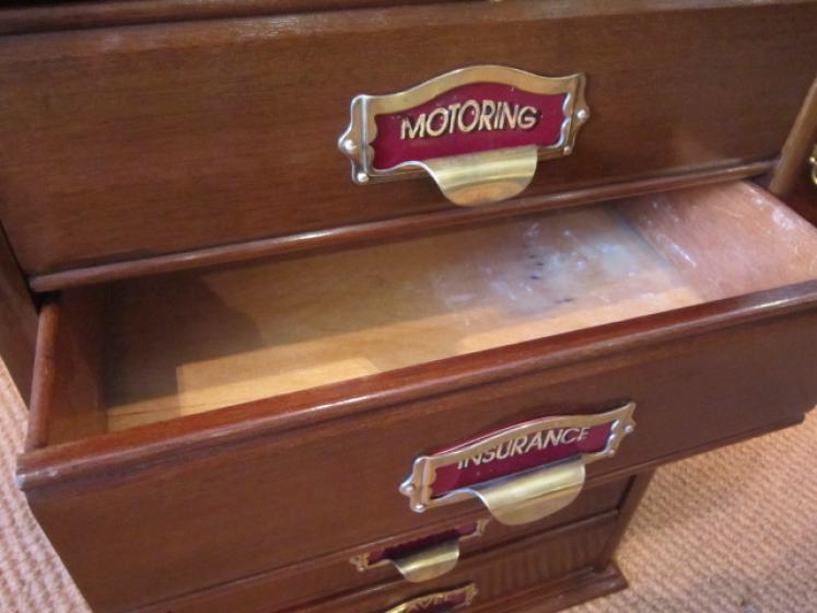Top Quality Victorian Mahogany File Chest - Image 4
