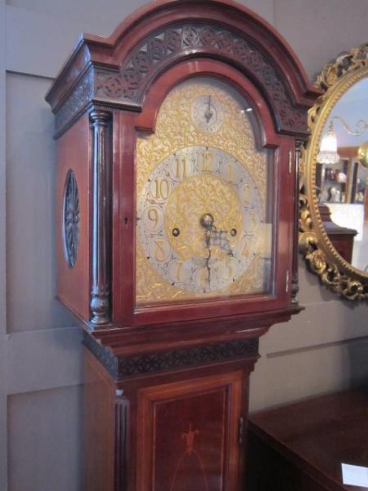 Outstanding Late 19th Century Inlaid Grandmother Clock - Image 5