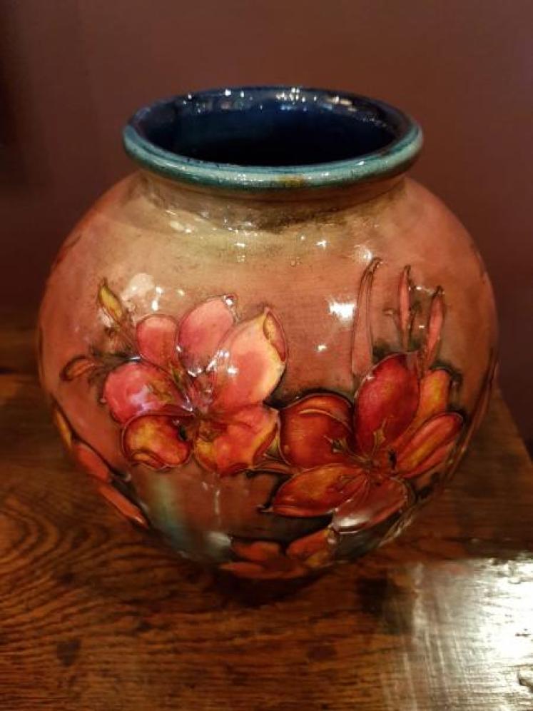 Moorcroft 1920`s  Freesia Flambe Vase  - Image 2