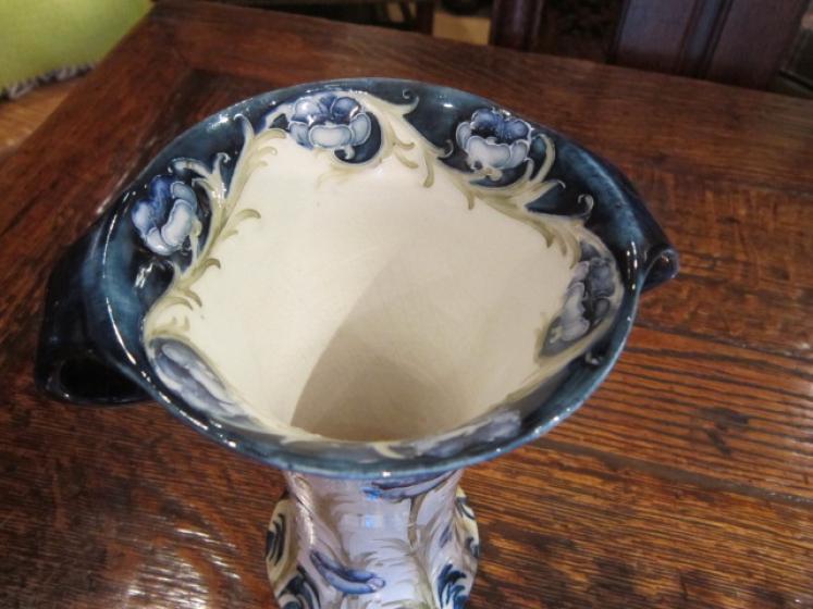 McIntyre Moorcroft Twin Handled Poppies Vase - Image 2