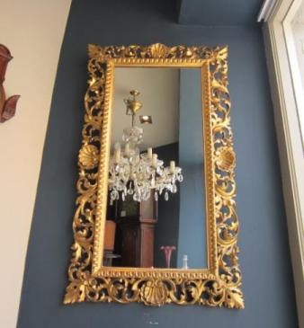 Top Quality Victorian Timber Gilt Wall Mirror
