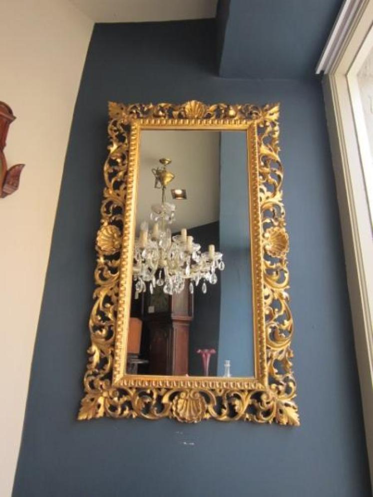 Top Quality Victorian Timber Gilt Wall Mirror - Image 1