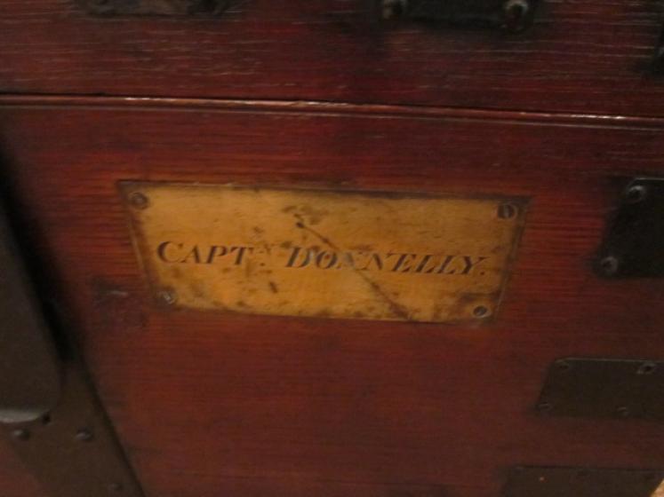 Superb Regency Period Oak & Steel Bound Trunk - Image 5