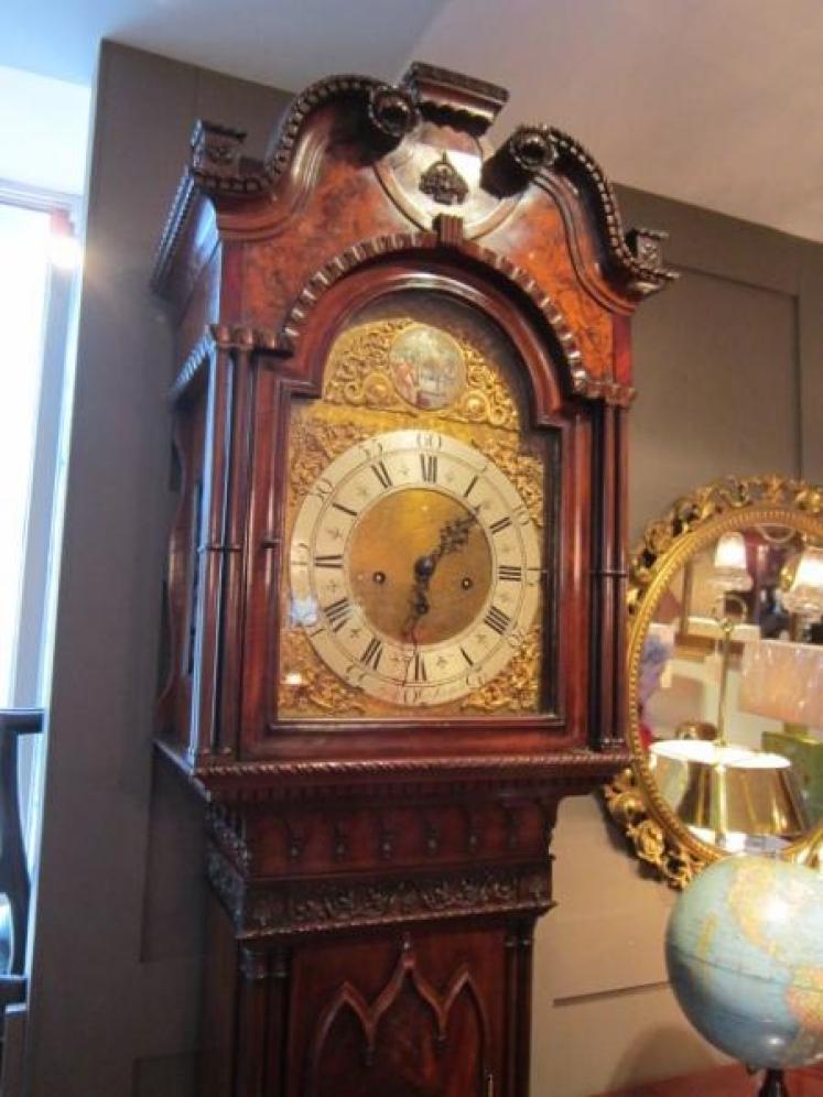 Outstanding Chippendale Revival 8 Day Longcase Clock - Image 1