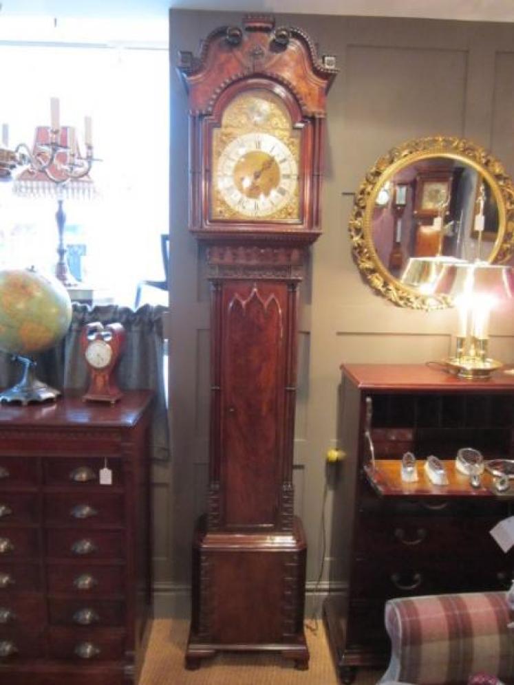 Outstanding Chippendale Revival 8 Day Longcase Clock - Image 3