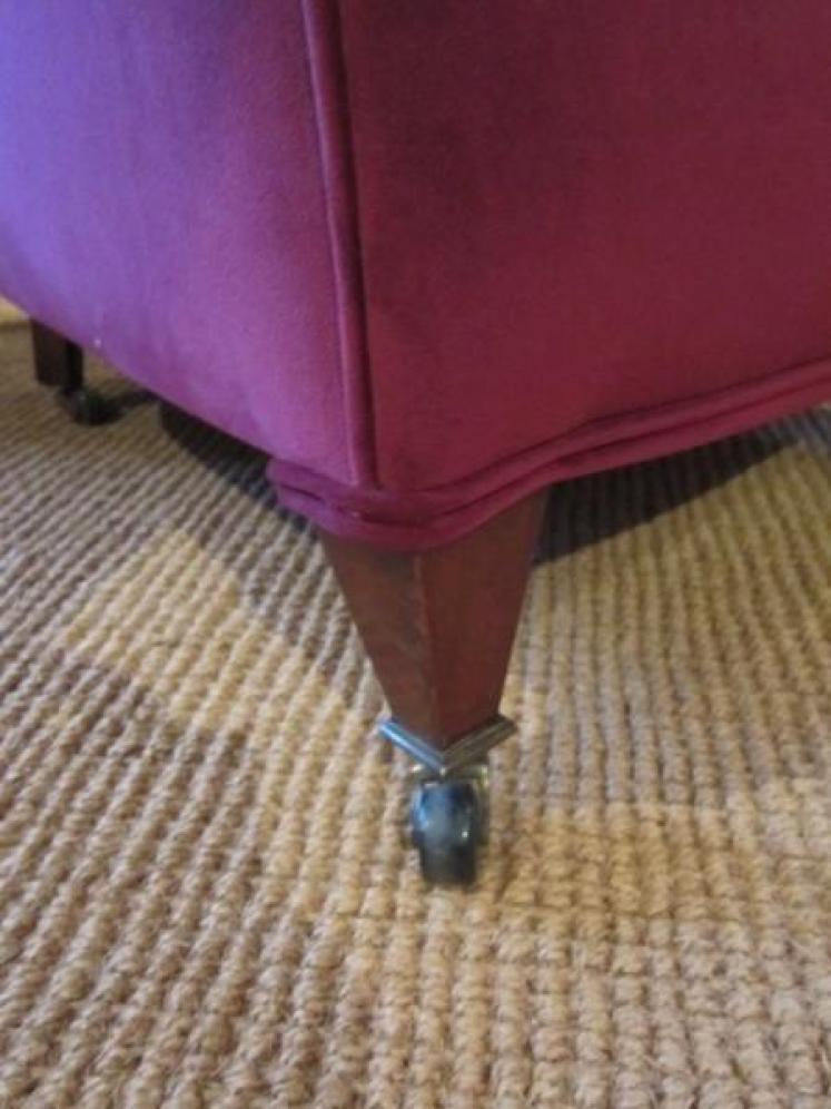 Very Comfortable Victorian Upholstered Easy Armchair - Image 4