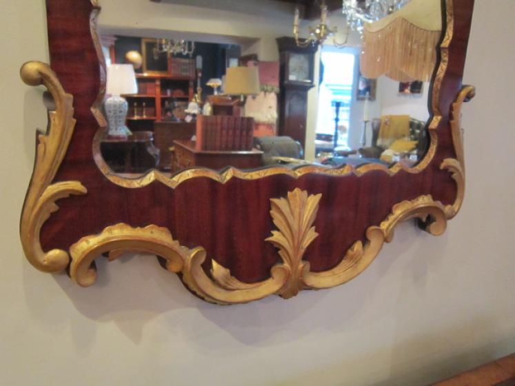 Superb George III Period Mahogany & Timber Gilt Mirror - Image 4