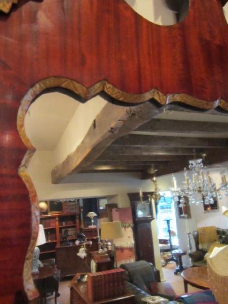Superb George III Period Mahogany & Timber Gilt Mirror - Image 5