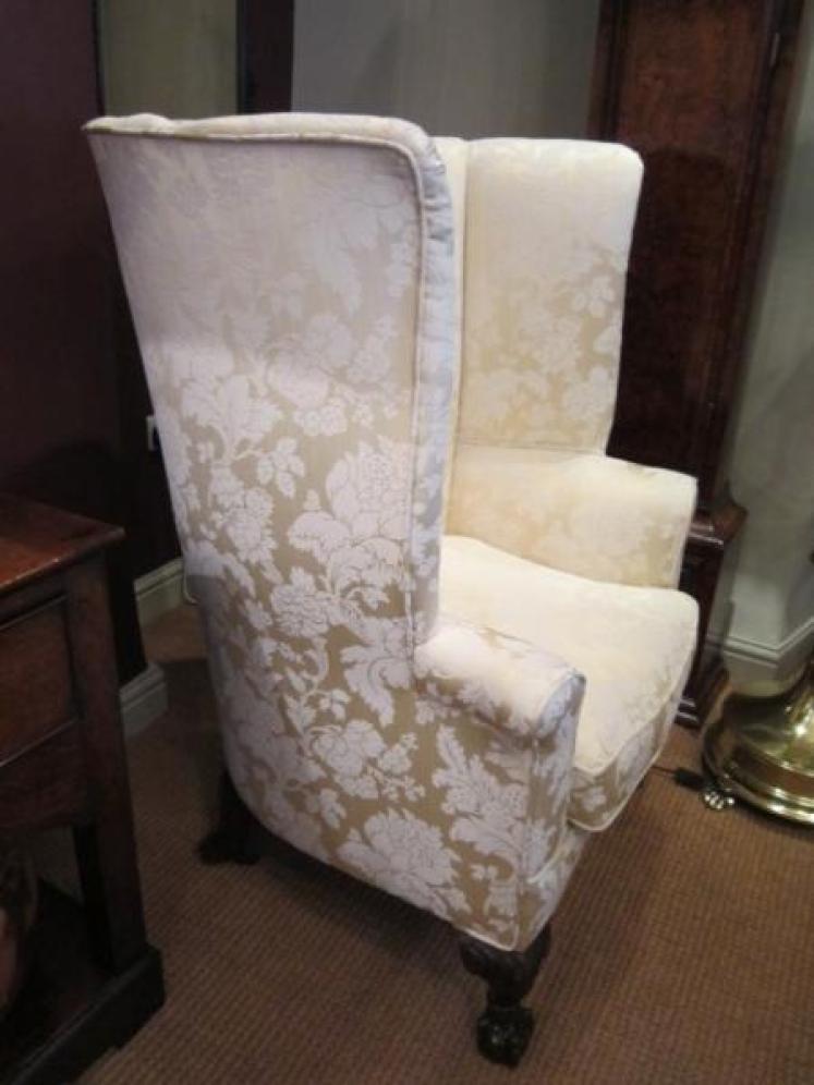 Stunning Mid Victorian Porter's Hall Wing Armchair - Image 4