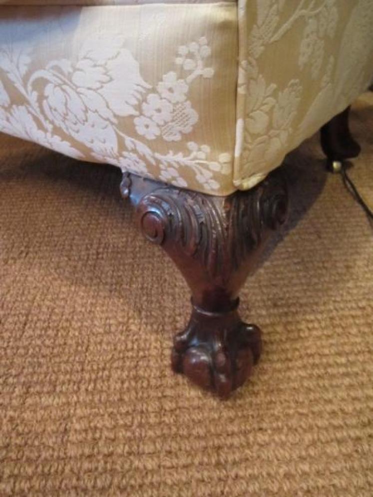 Stunning Mid Victorian Porter's Hall Wing Armchair - Image 5