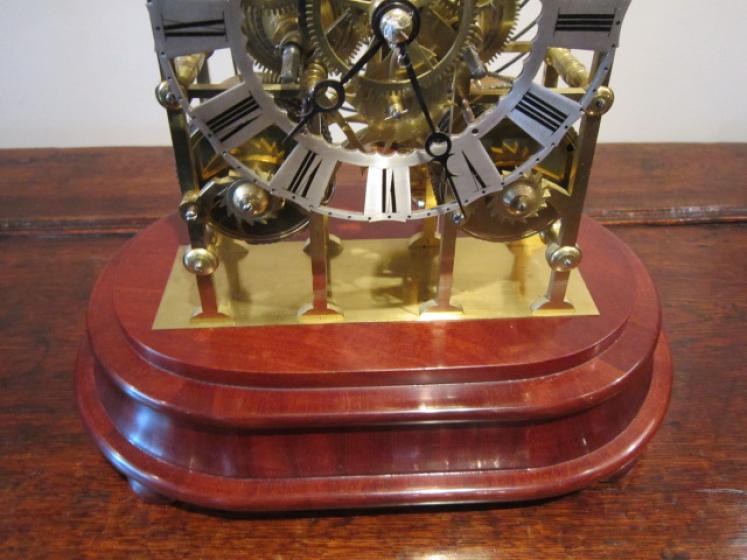 Impressive Early Victorian Double Fusee Skeleton Clock - Image 4