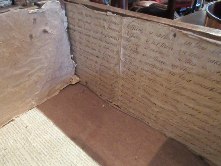 Very Original William & Mary Period Oak Bible Box - Image 5