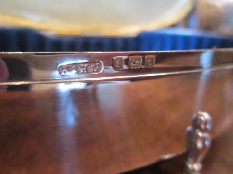 Fine George V Period Silver Oval Shaped Jewel Box - Image 4