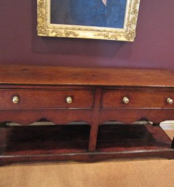 Superb George II Period Oak Pot Board Dresser