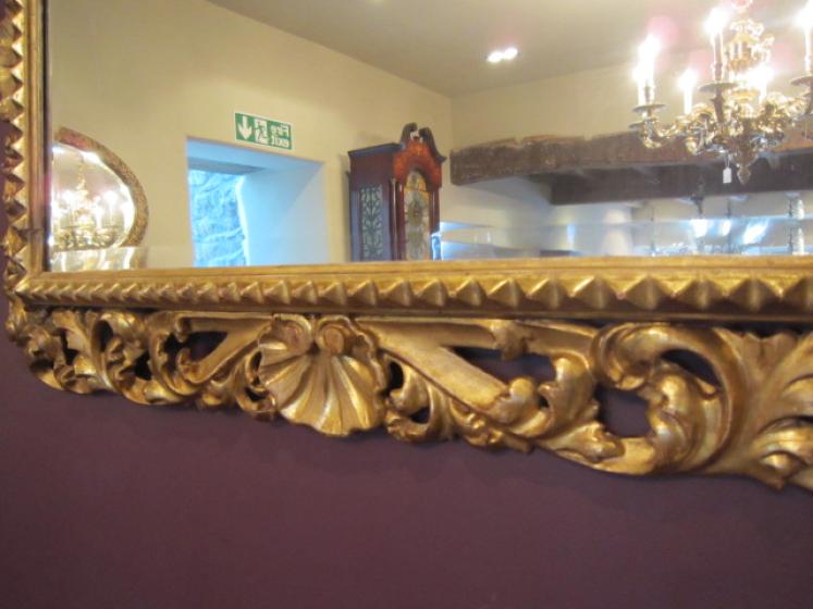 Fine Early Victorian Timber Gilt Classical Mirror - Image 5