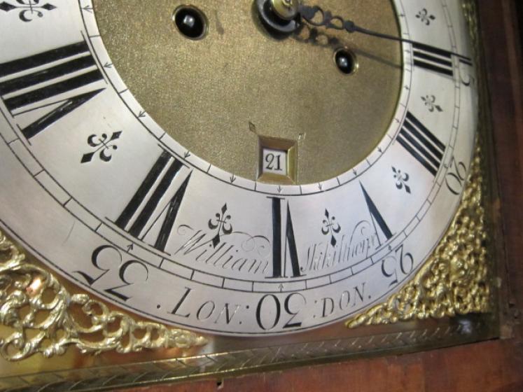 Impressive George II Burr Walnut London Longcase Clock - Image 5