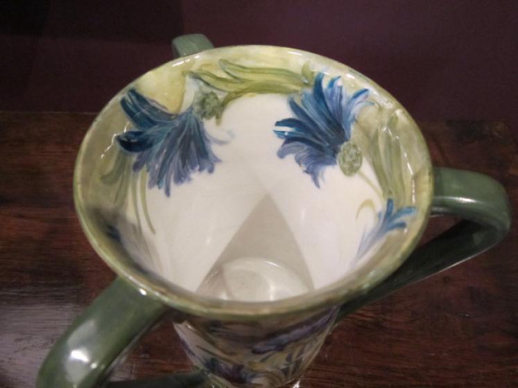 Arts & Crafts McIntyre Moorcroft Cornflower Vase - Image 3